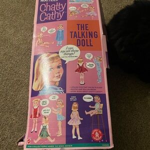 Mattel Chatty Cathy Talking Doll - Blue and Red